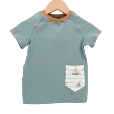 T-Shirt Basic mint Küstenkind Boote